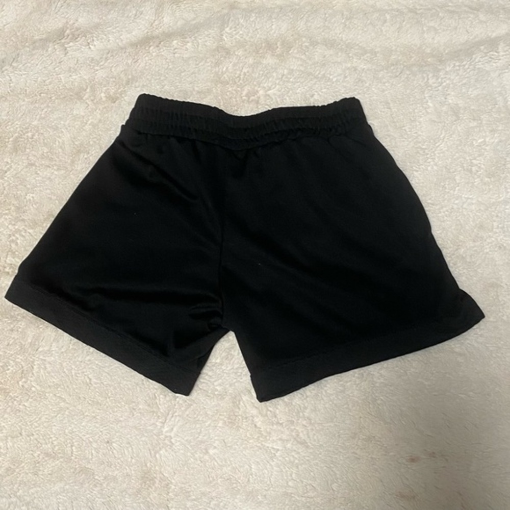 Athletic Comfortable Basic Classic Sports Gymnastic Spring Black Shorts Girl 4-5